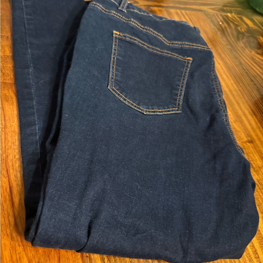 Women's Skinny Jeans in Dark Blue